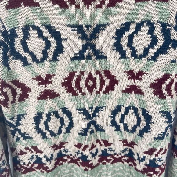 Charlotte Russe Women's Cardigan Sweater Open Front Acrylic Knit southwestern Sm - Picture 9 of 11